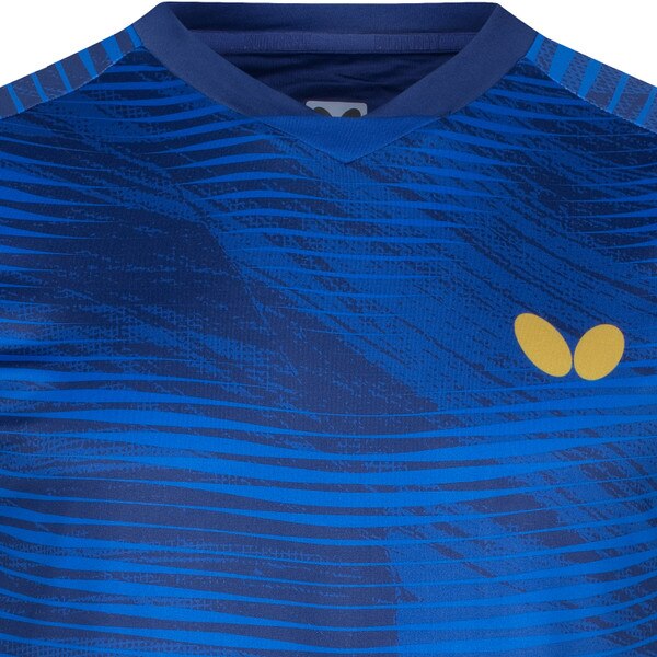 Butterfly Puro Shirt - Blue - Front - Close-Up